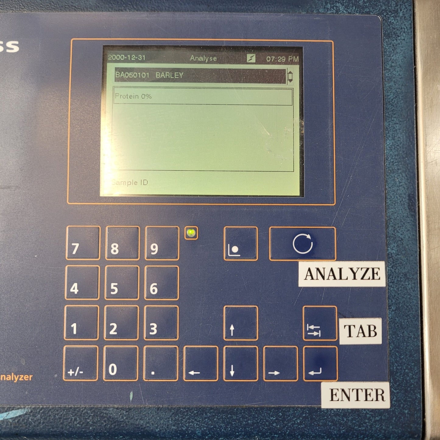 TESTED FOSS Infratec 1241 Grain Analyzer NIR Protein Moisture w/ Test Weight Mod