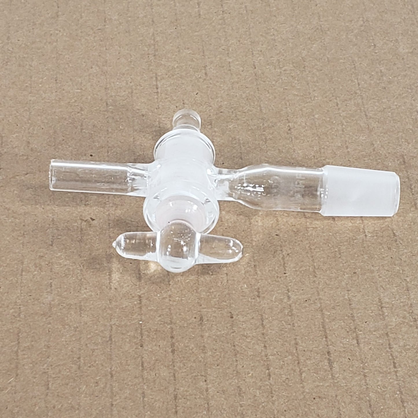 2x Unbranded 14/20 Outer Joint To 3/8" Hose/Straight Tube Adapters w/Stopcocks
