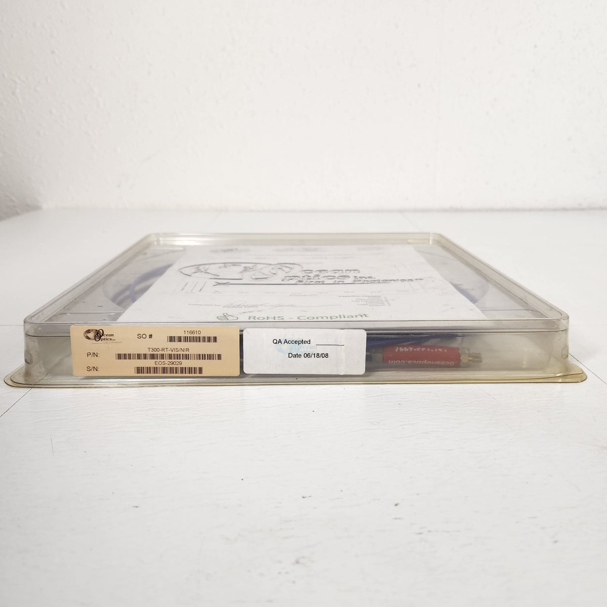 Ocean Optics T300-RT-VIS/NIR 300um Fiber Optic Transmission Dip Probe