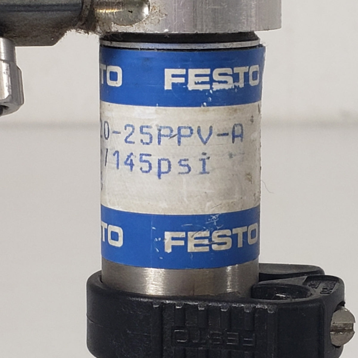 Festo DENU-20-25PPV-A KF40 Pneumatic Bellows Linear Vacuum Feedthrough