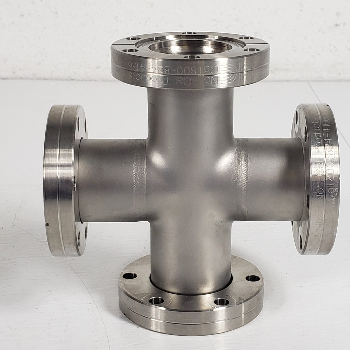 Nor-Cal CF35 2.75" 4-Way Cross Vacuum Fitting 2 Rotatable 2 Fixed UHV