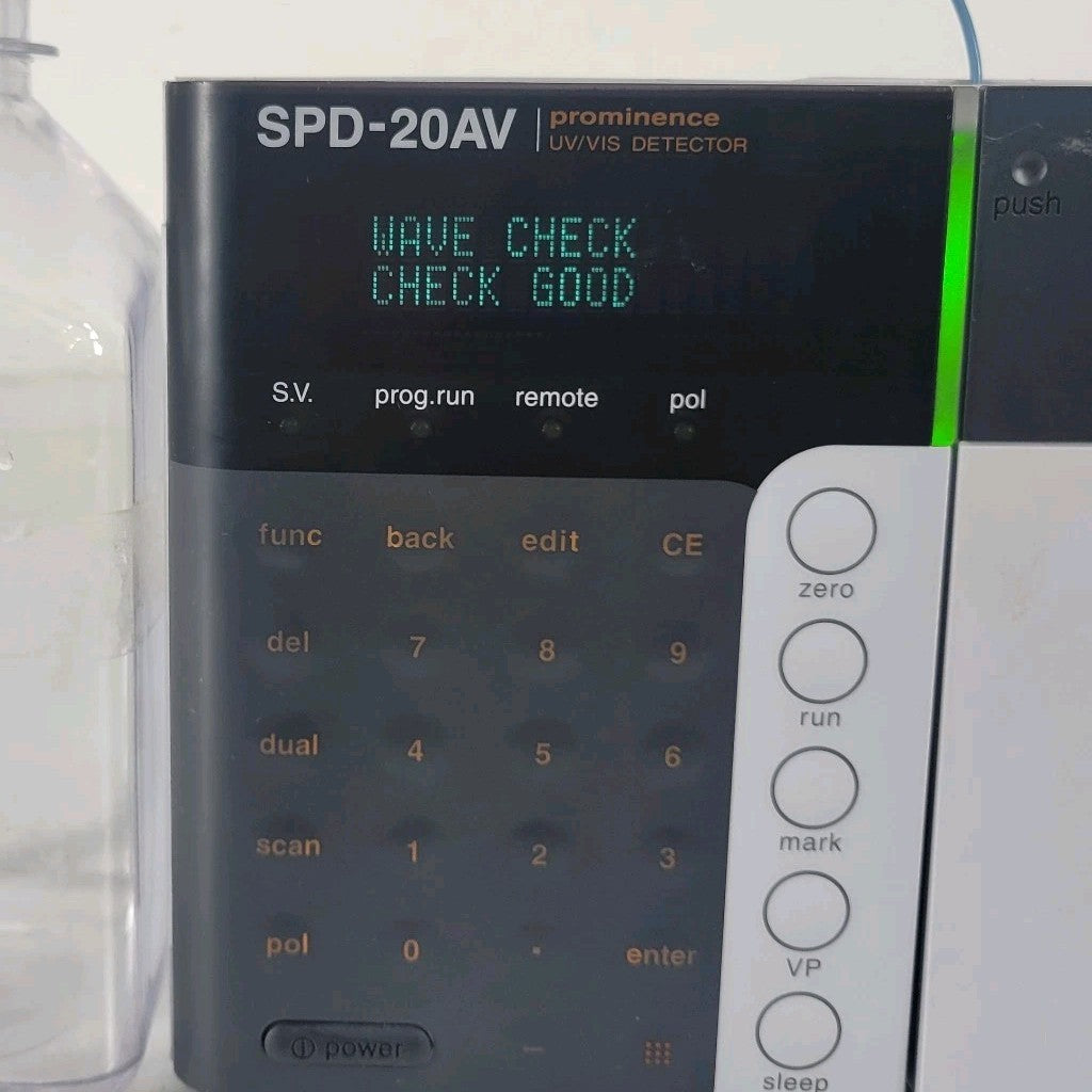 Shimadzu SPD-20AV Prominence UV-Vis HPLC Detector Tested Working w/ Video