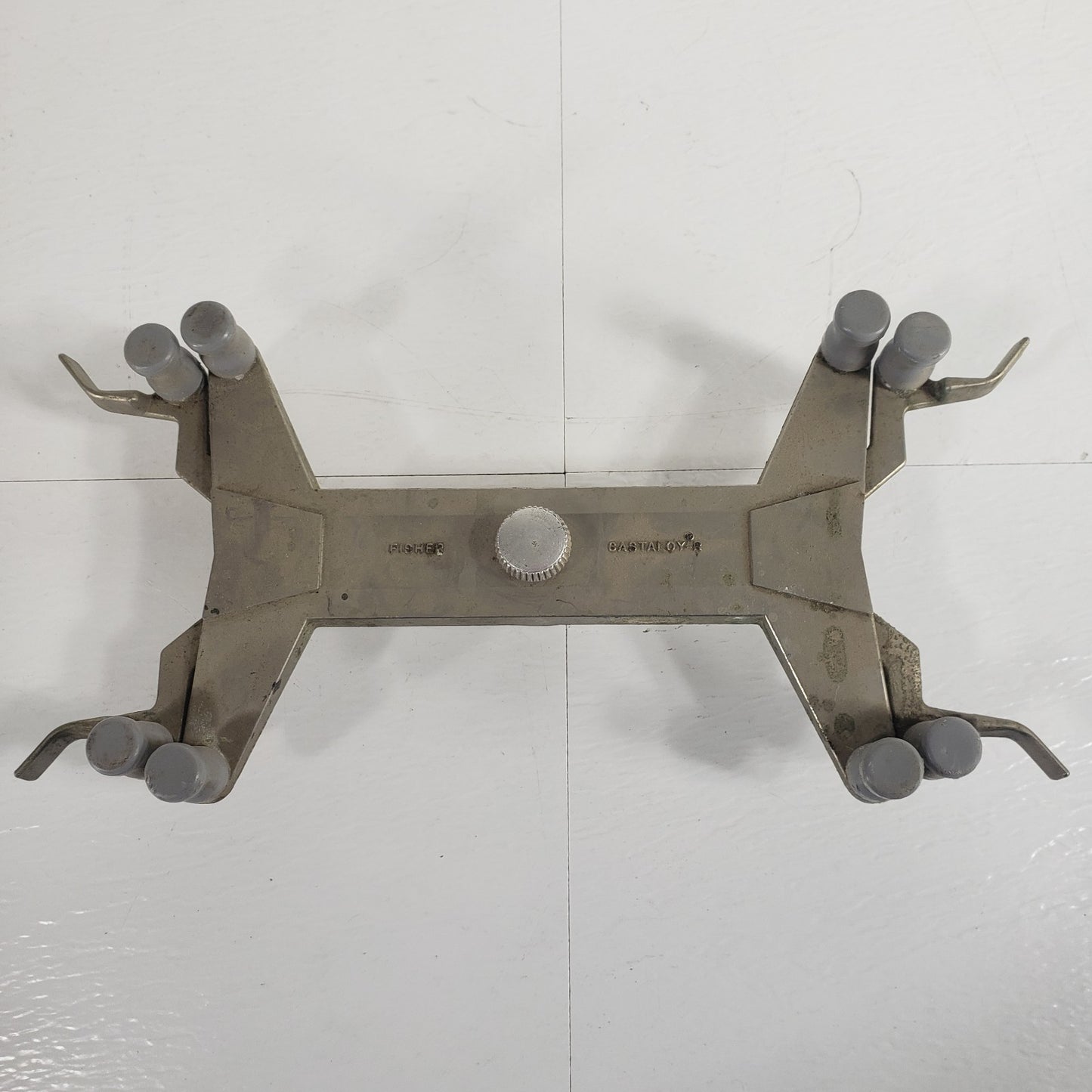 Fisher 3361-4 Castaloy-R Double Buret Clamp Burette Holder Lab Stand Rod