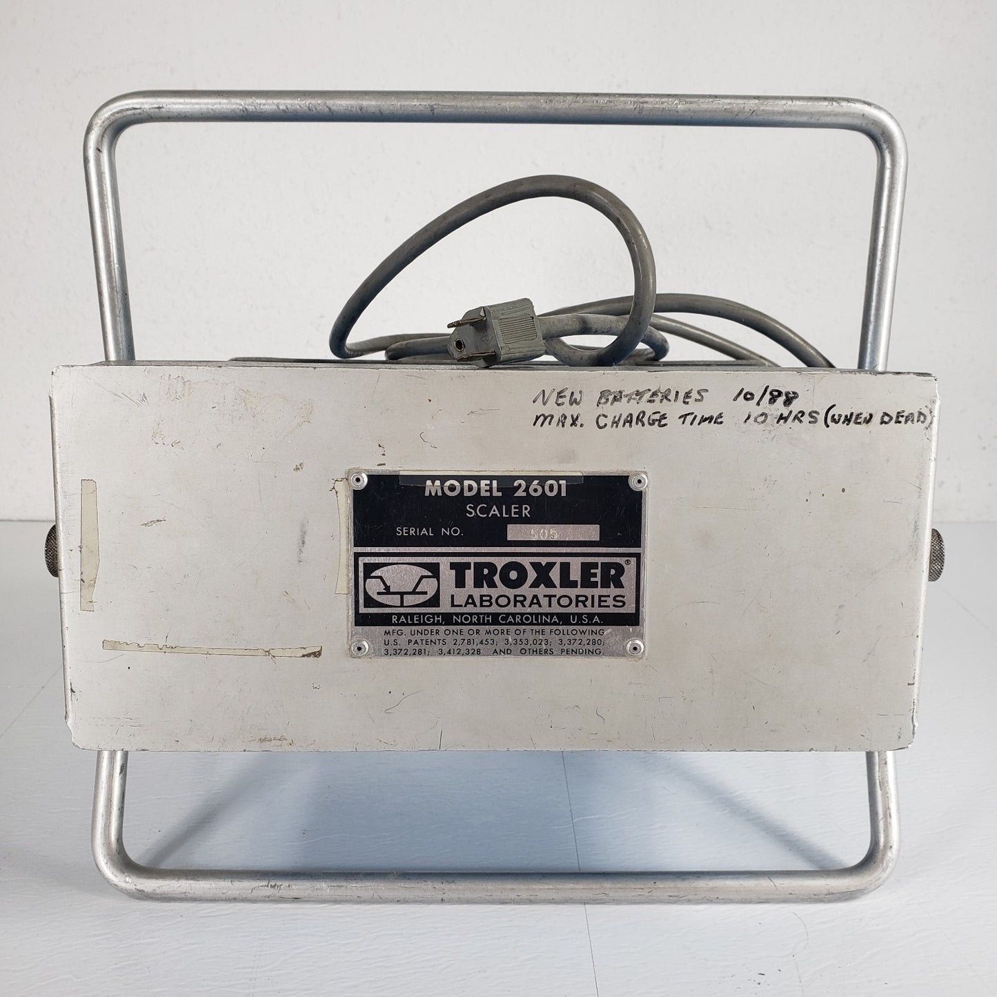 Vintage Troxler 2601 Neutron Probe Scaler Nuclear Gauge Parts/Repair