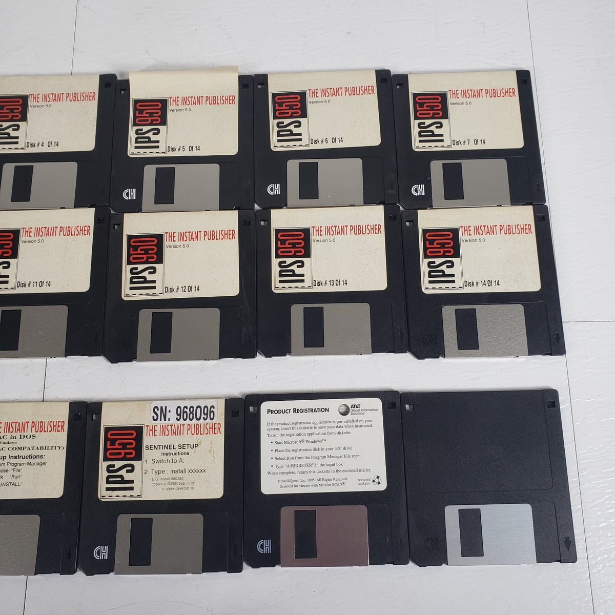 Instant Publisher IPS 950 v5.0 Software Complete 14-Disk Set Color Label Printin