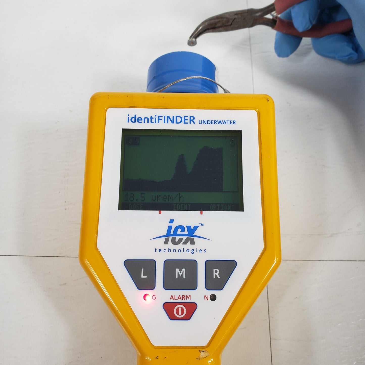 TESTED ICx identiFINDER-U Underwater Gamma Spectrometer Radionuclide Identifier