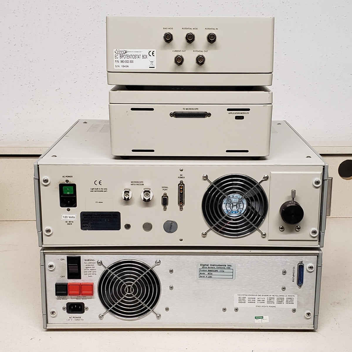 TESTED Veeco Dimension 3100 AFM Atomic Force Microscope C-AFM System w EC Option