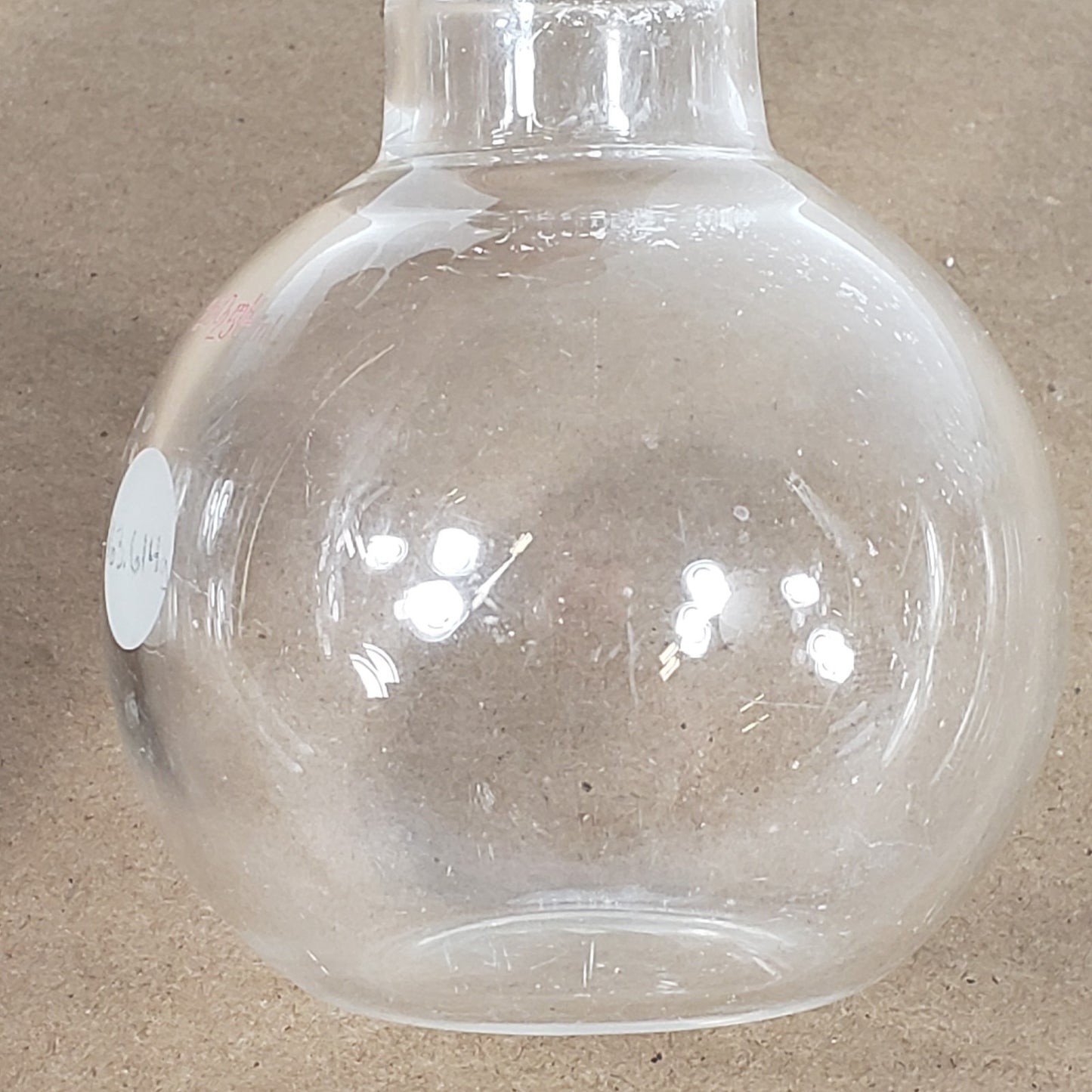 Lot of Synthware F304500/250/100 Heavy Glass Round Flasks 24/40 500/250/100mL