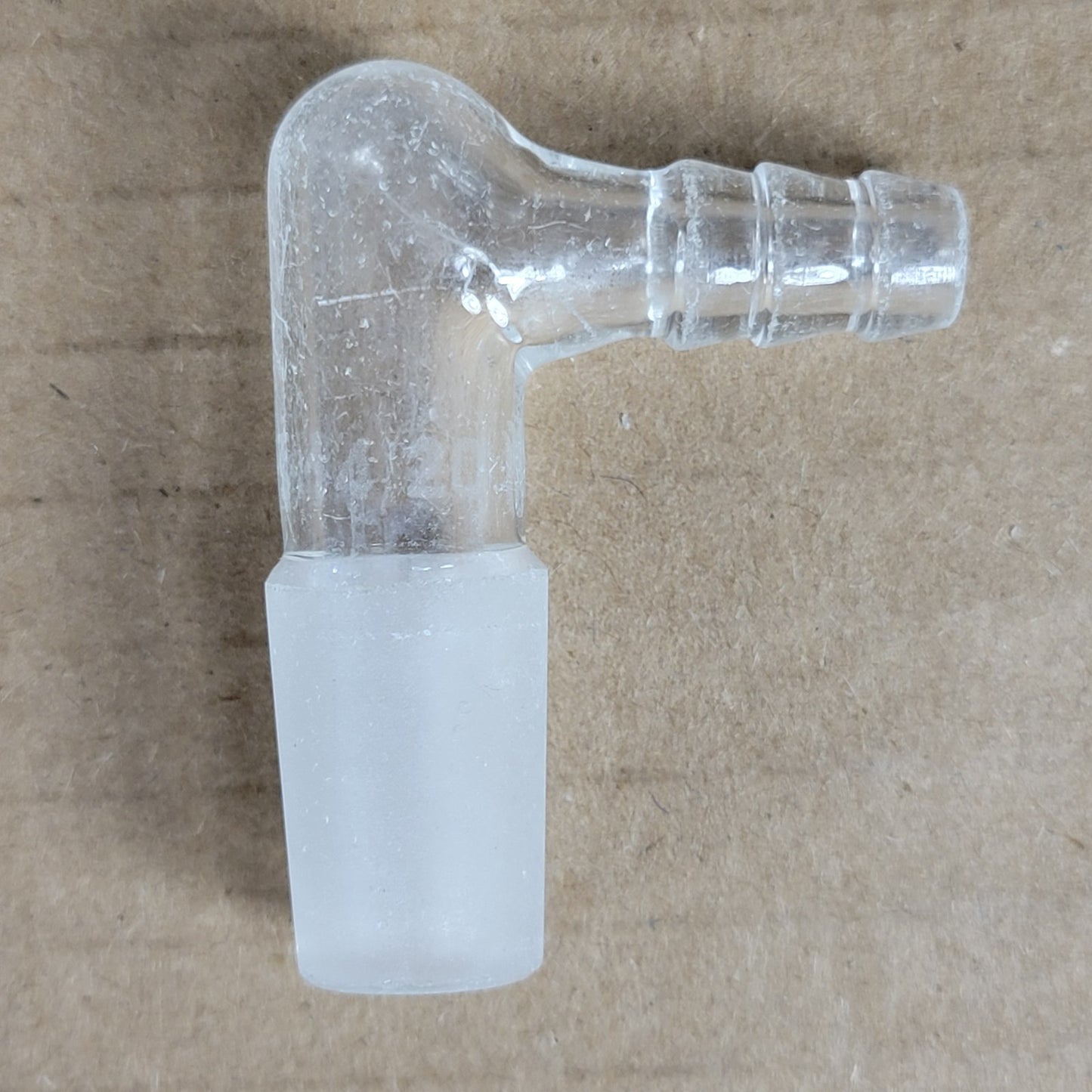 Lot Of 12 Chemglass CG-1014-14 Glass 90° Bent Inlet Adapter 14/20 Inner Joint