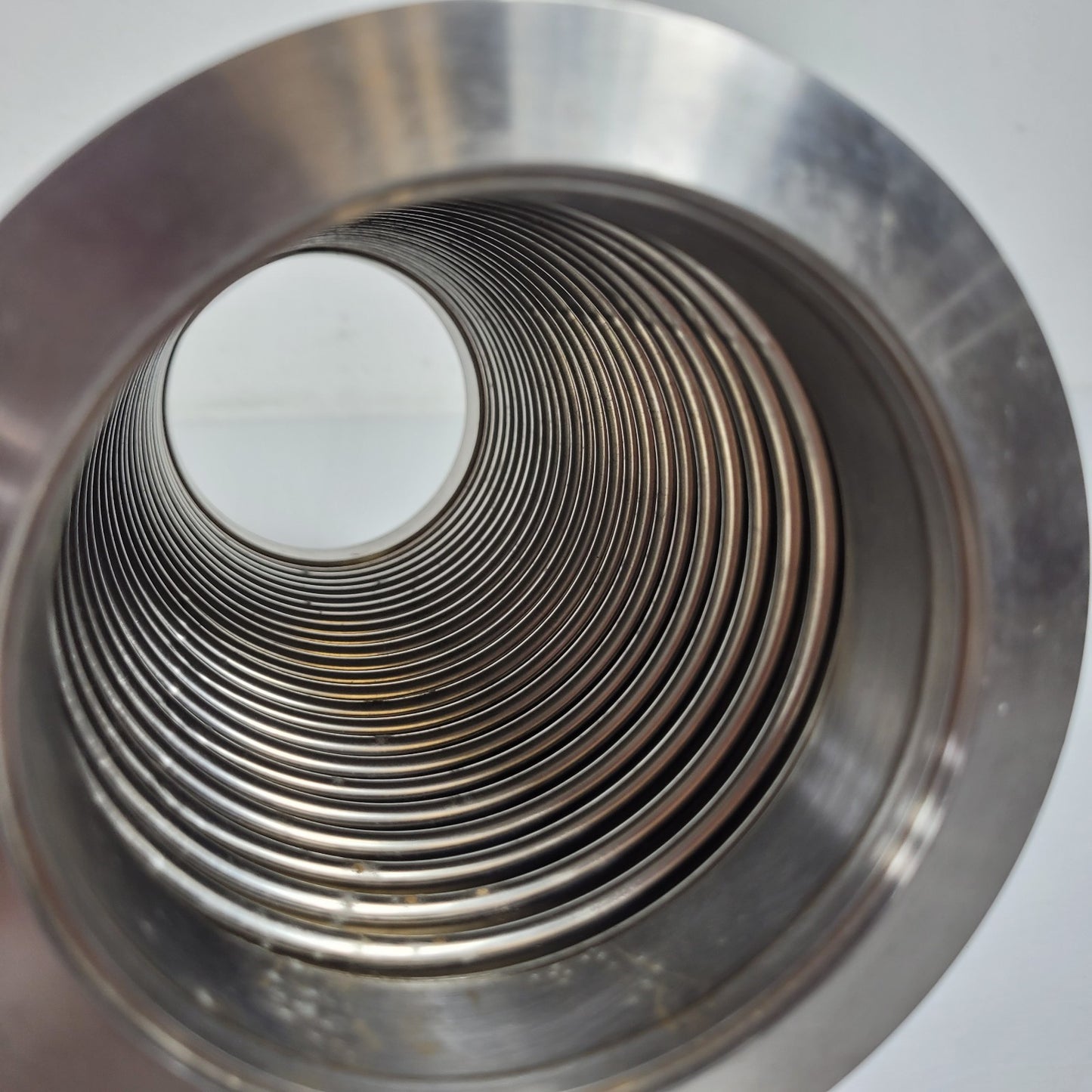 ISO-100K 100 K Bellows 11" Length UHV Ultra High Vacuum SS Stainless Steel Damp