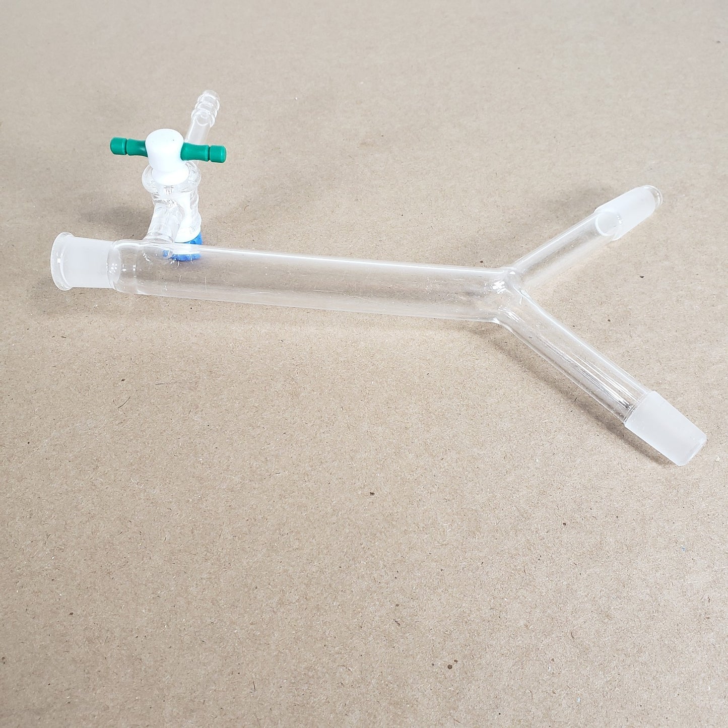 Unbranded Y-Adapter Distillation Assembly w/Cold Finger 14/20 & 1/4" Hose Joints