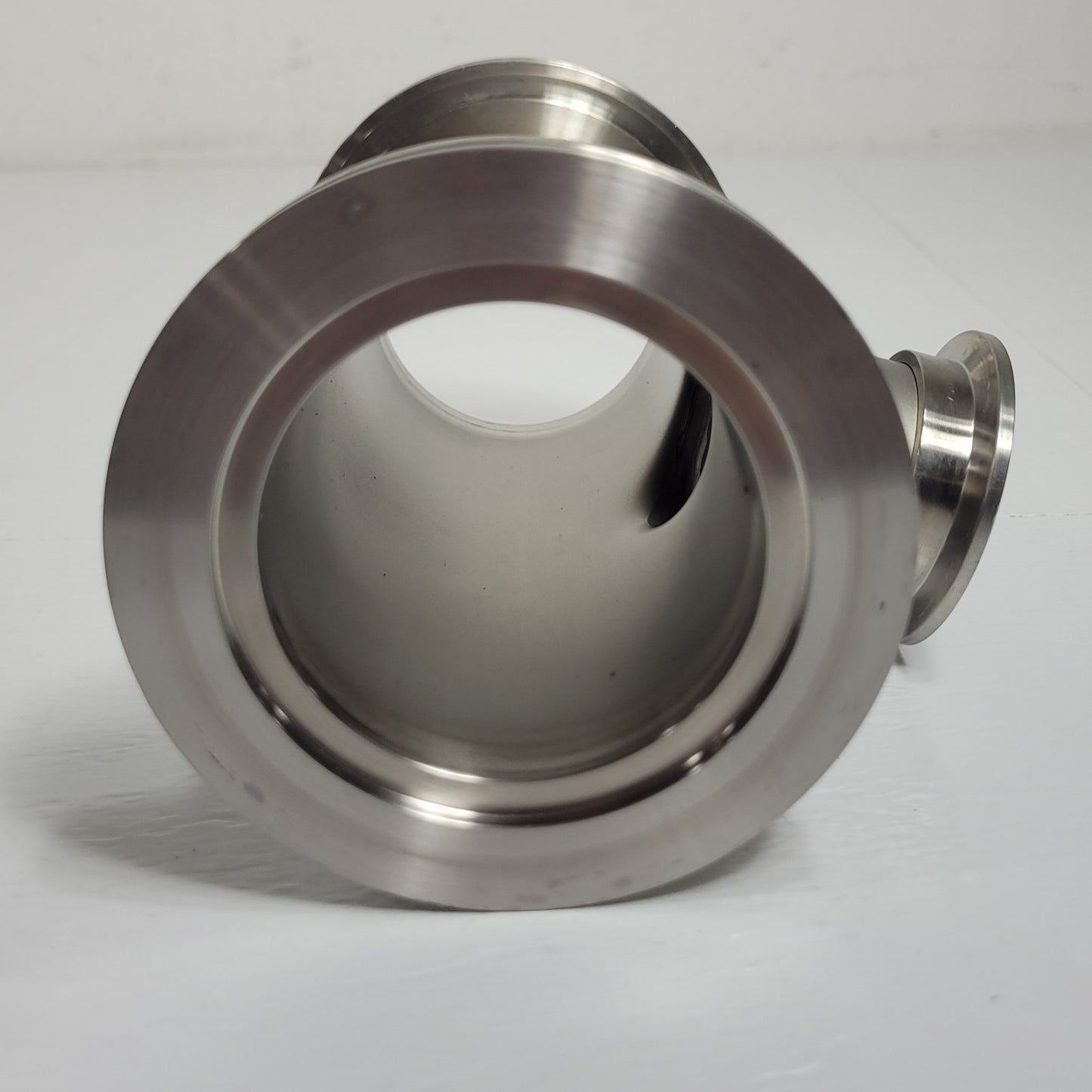 ISO-K63 to KF40 NW40 QF40 3-Way High Vacuum Reducing Tee Stainless Steel