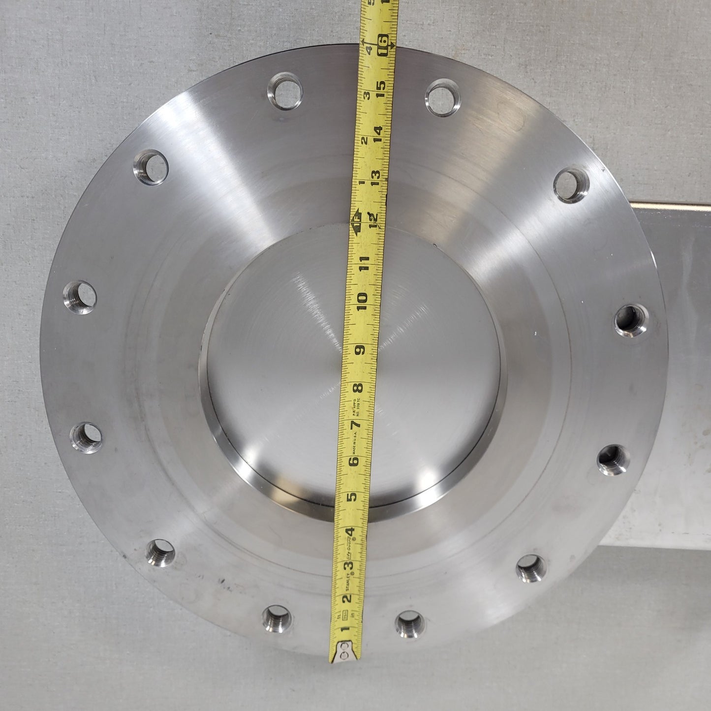 TESTED MDC GV-8000V-ASA-P 8in Bore Pneumatic Vacuum Gate Valve 16in, 11in OD ASA