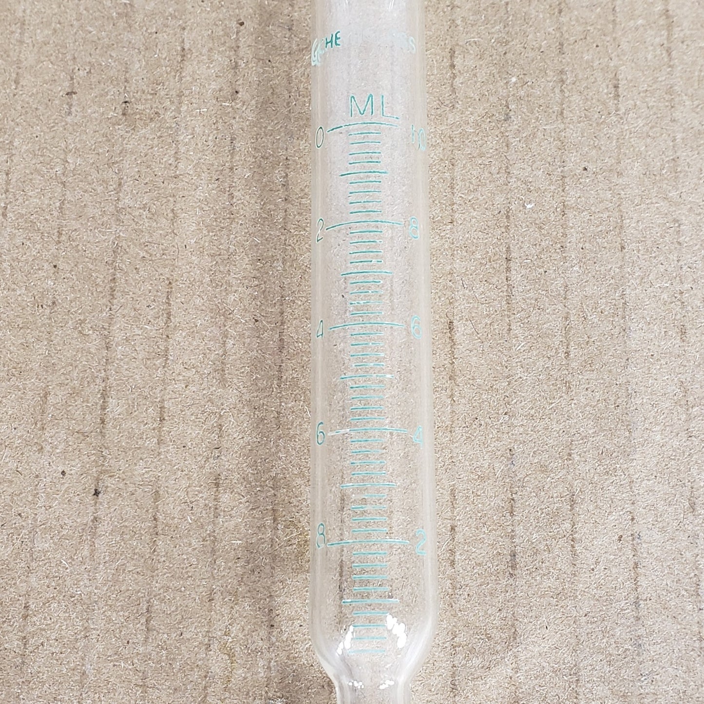 Chemglass Graduated Schlenk Buret 0-10mL 14/20 CN Joints Threaded Side Arms