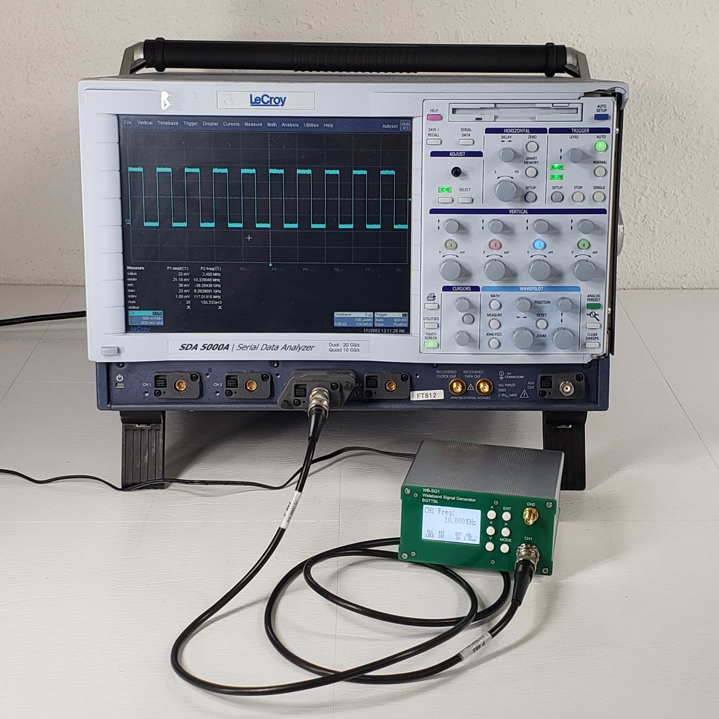 TESTED LeCroy SDA-5000A 4 Channel Serial Data Analyzer Oscilloscope 20GS/s 4Vpk