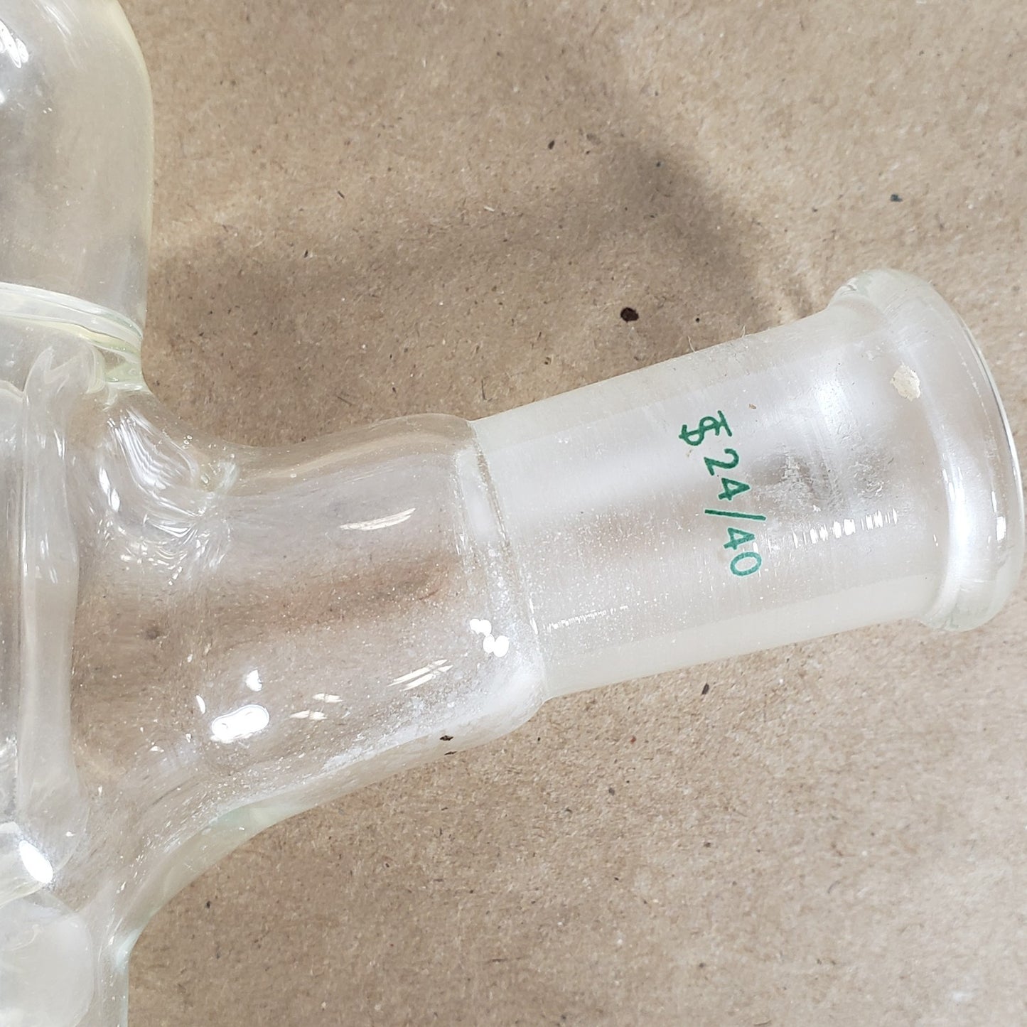 CHEMGLASS CG-1210-01 Friedrich Coiled Condenser 330mm 15° Angled 24/40 Joints