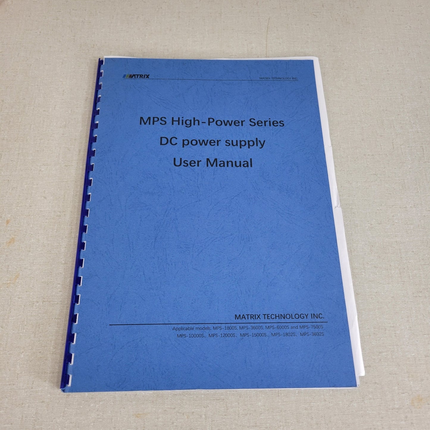 Matrix MPS-3600S Switching DC Bench Power Supply 100V 36A Adjustable Protected