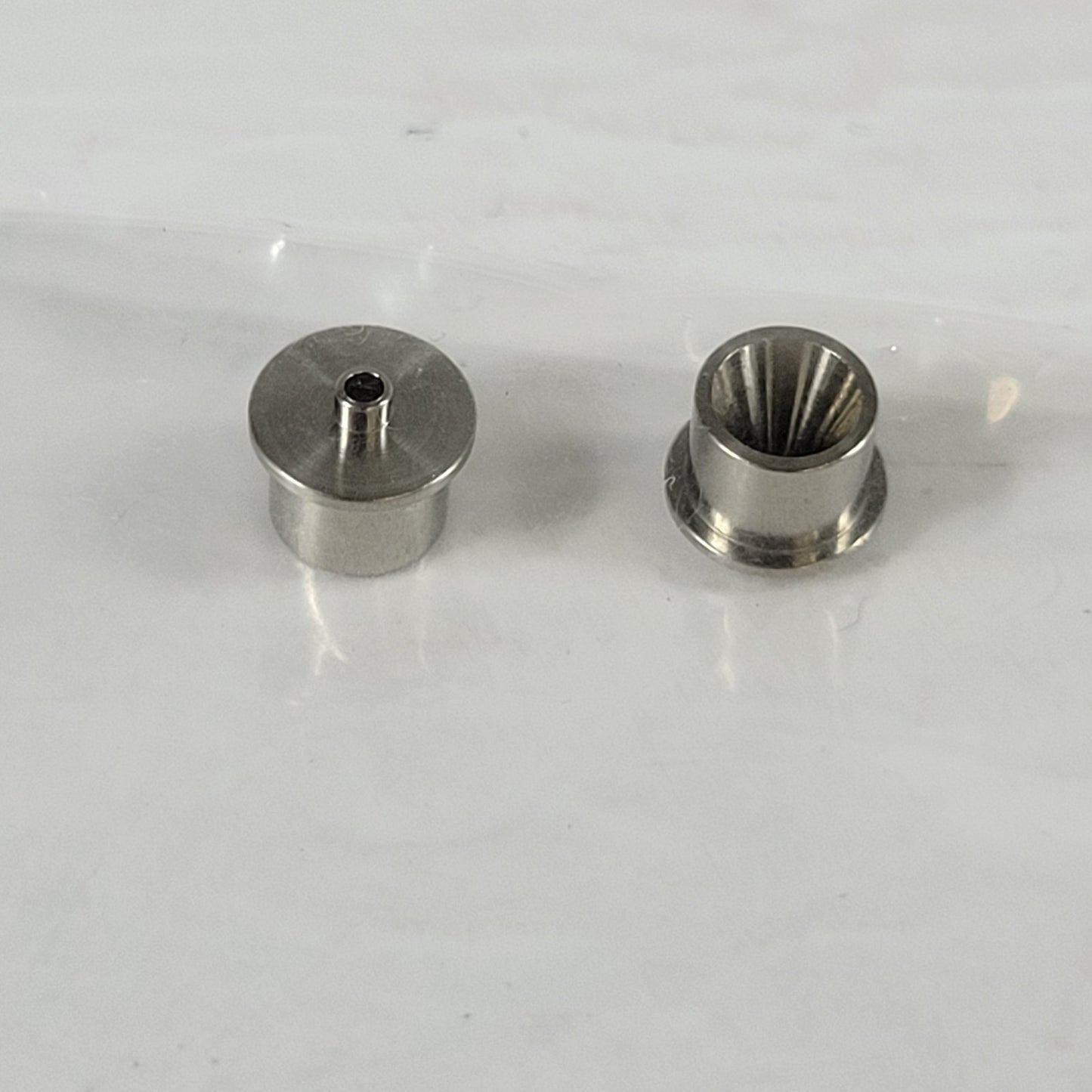 Lot of Two Shimadzu 221-44584-00 Gas Chromatograph Injection Port Needle Guides