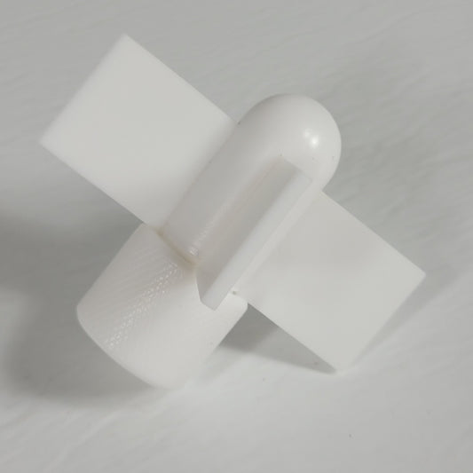 UNBRANDED PTFE Four-Bladed Agitator Impellor for Stirring Laboratory Mixtures