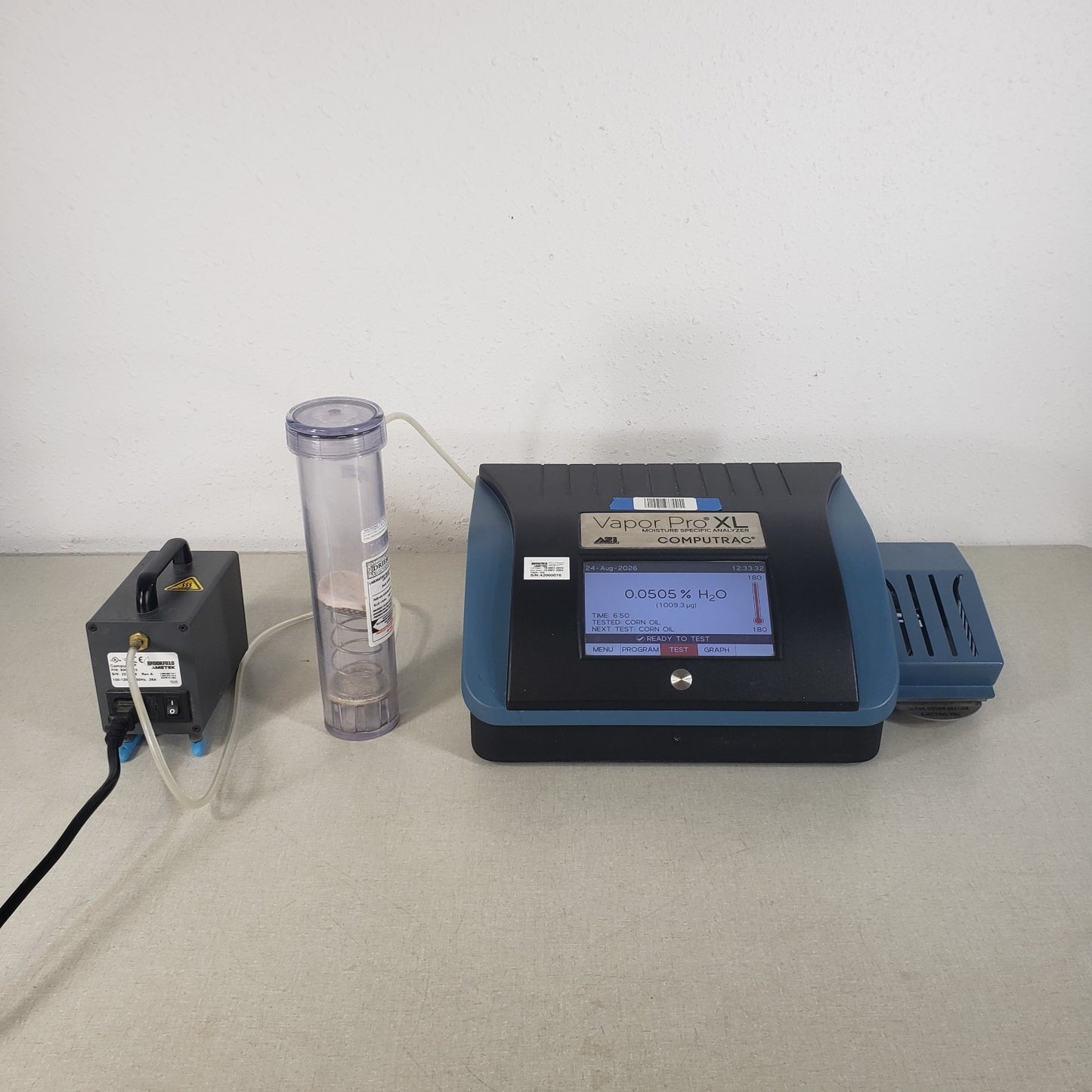 AMETEK Computrac Vapor Pro XL CT-4200XL Moisture Analyzer w/ Dry Air Generator