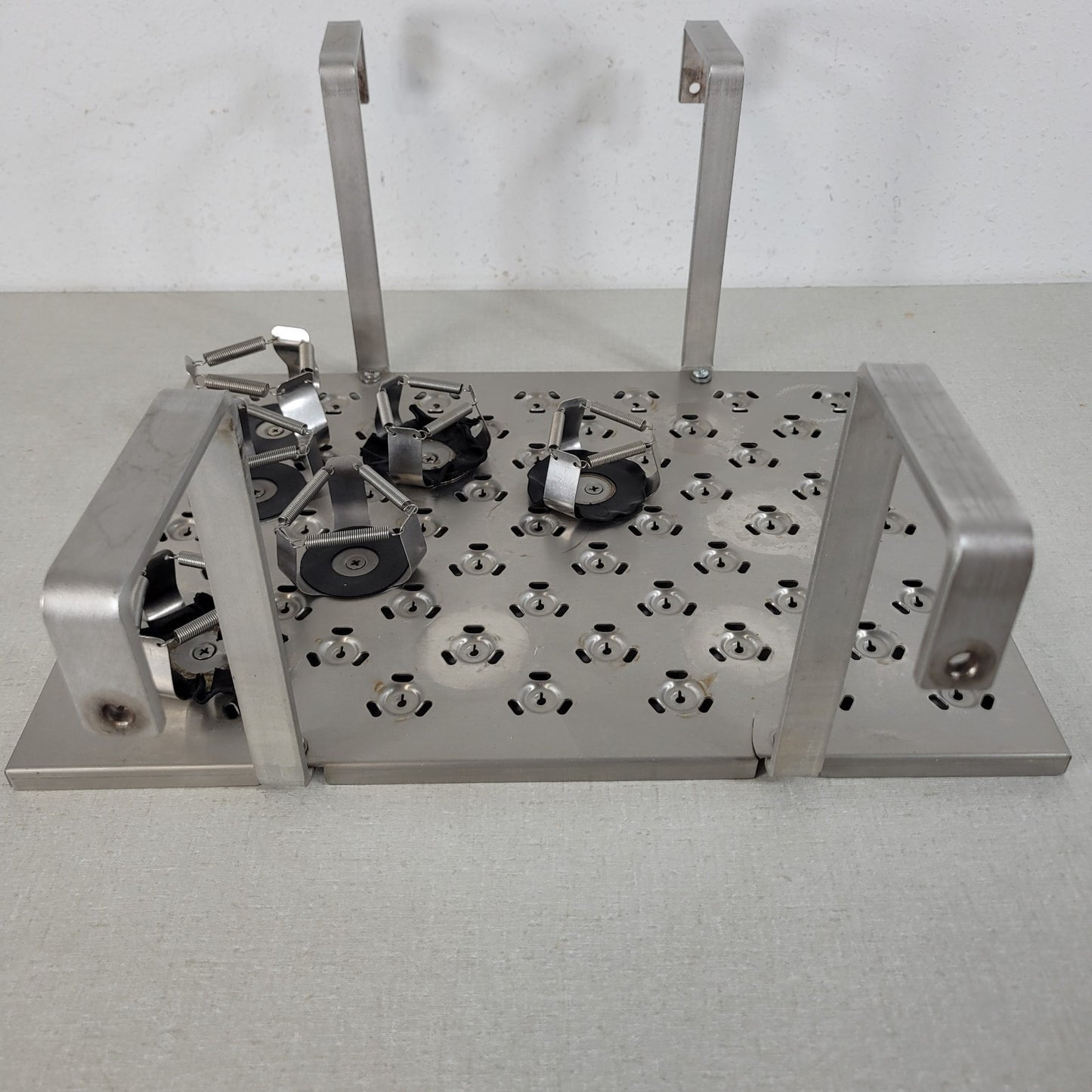 New Brunswick C76 Laboratory Shaker Platform Tray w/ 6 Flask Holder Clamps