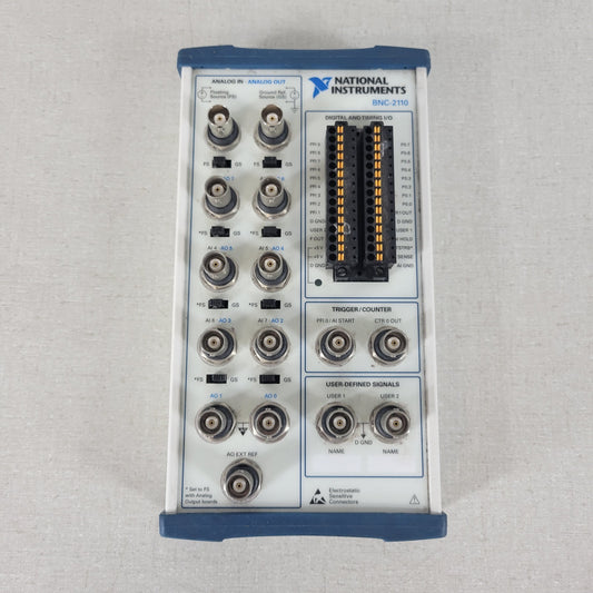 National Instruments BNC-2110 Shielded Connector Block 15 BNC Connectors