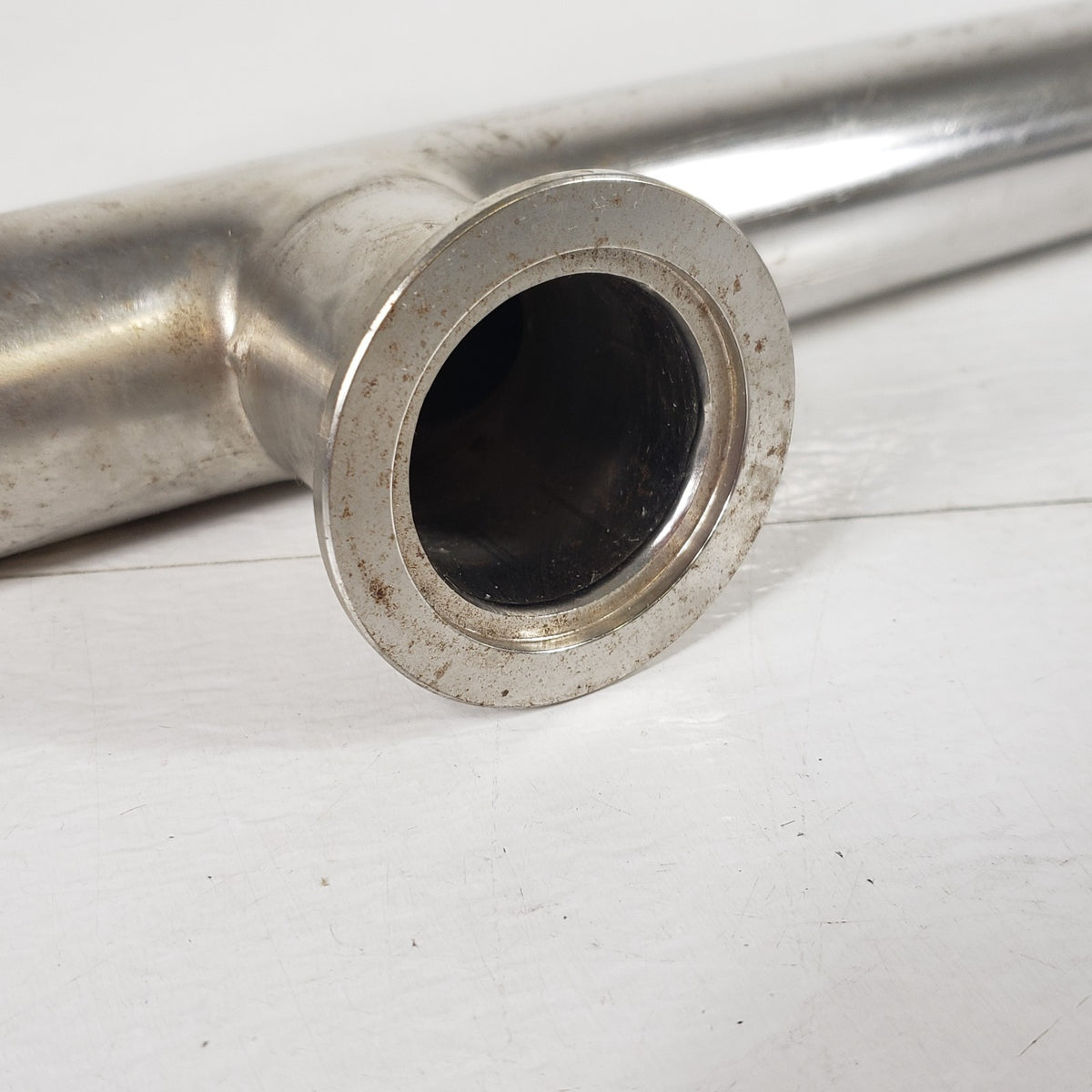 2x KF40 1x KF25 Stainless High Vacuum Manifold Elbow Tube 20.5" Open End