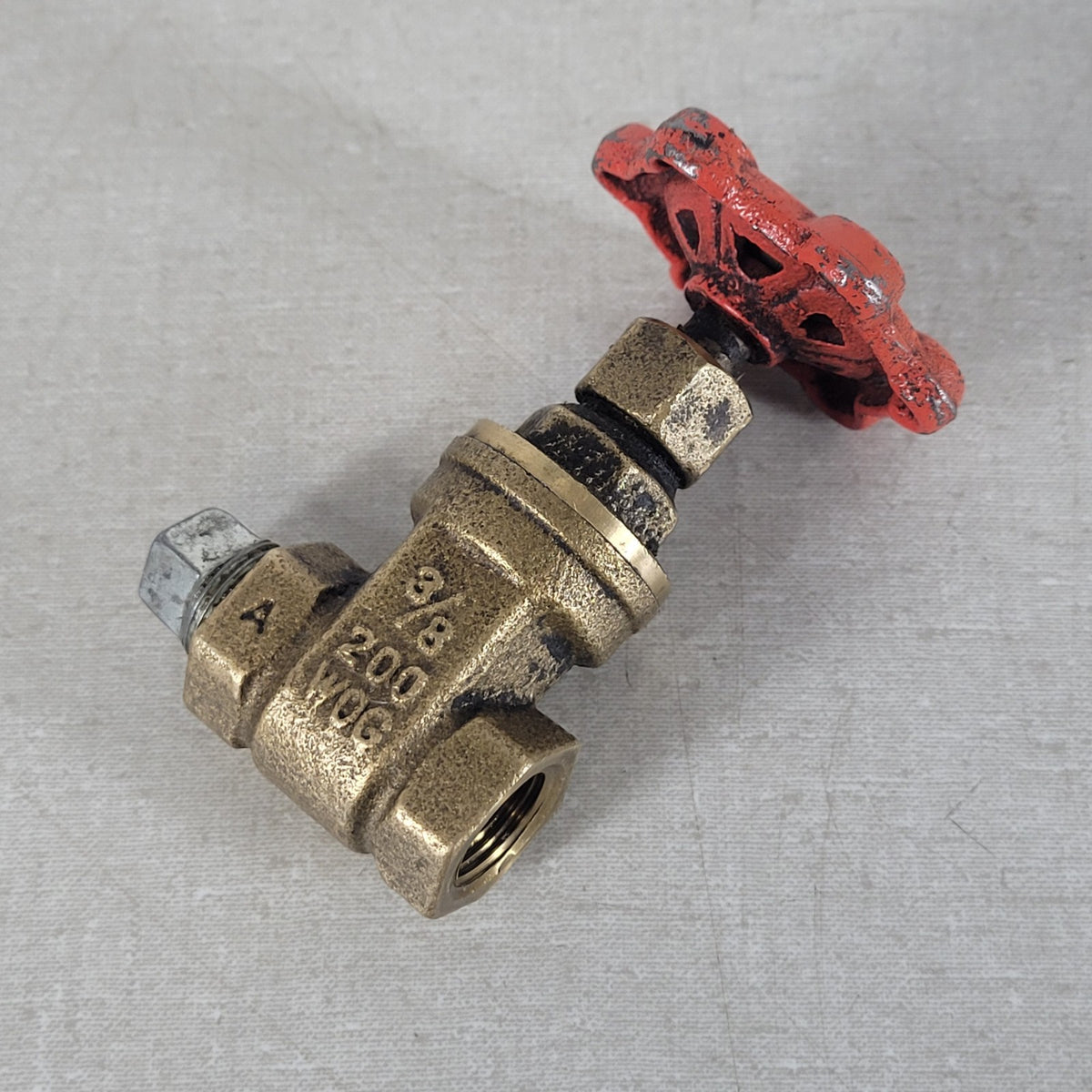 B&K 3/8" Brass Gate Valve 200 WOG Threaded Manual Shutoff Water Oil Gas