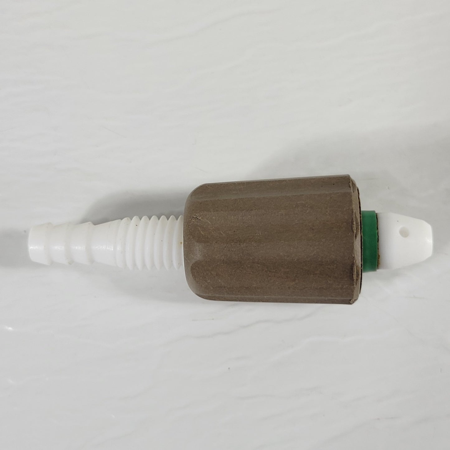 2x Chemglass CG-511 PTFE Chem-Cap Extended Tip Drain Valve Stems 2mm Bore