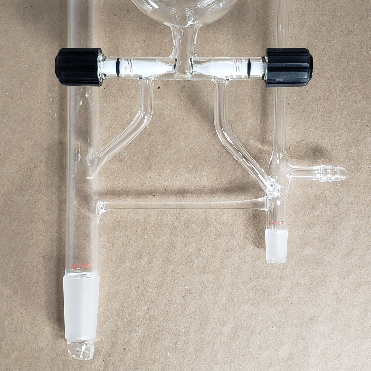 Ace Glass Custom Distillation Glassware 500mL #50/#7 Thread 24/40 14/20 Fittings