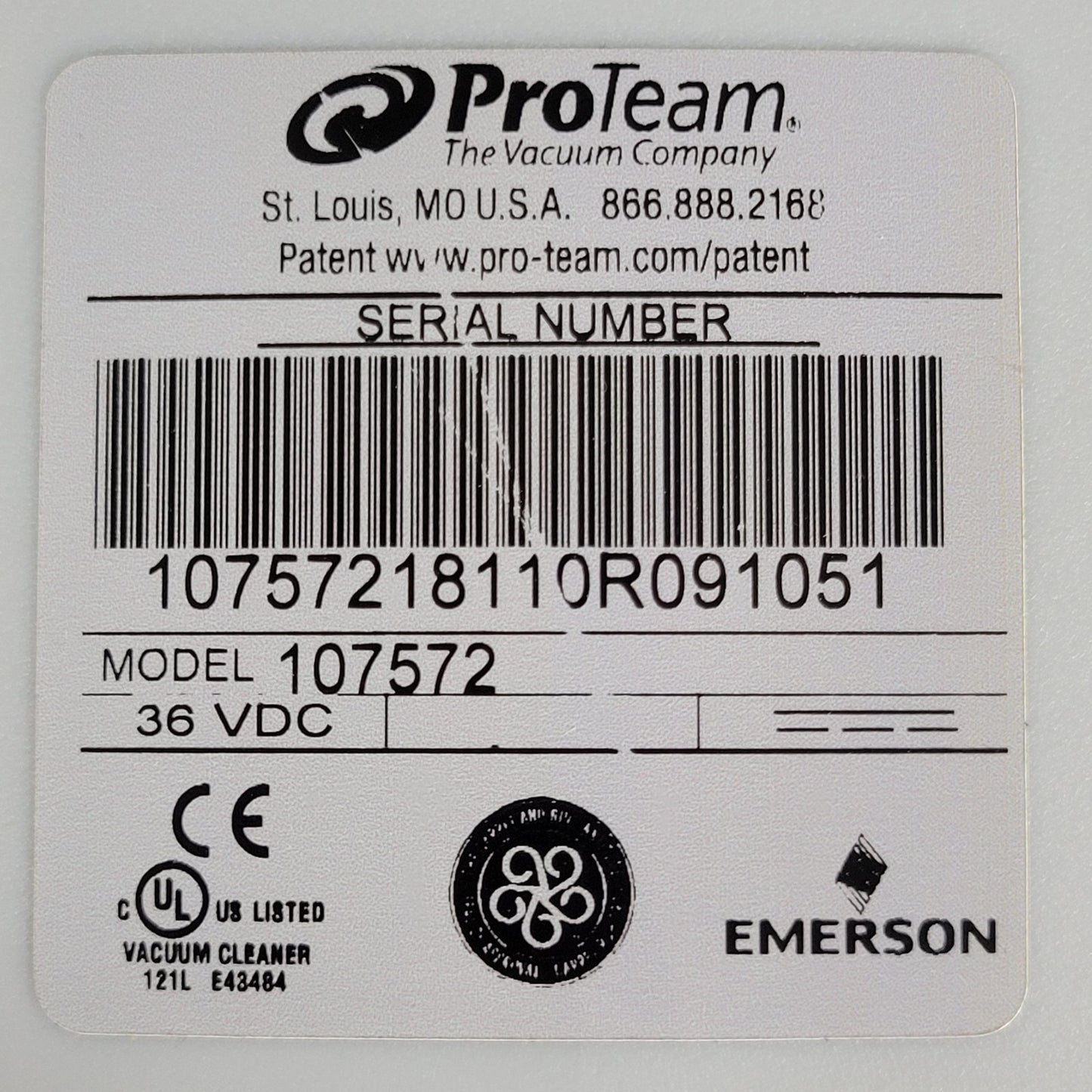 PROTEAM 107572 GoFree Flex Pro Backpack Vacuum, No Battery, ProLevel Filtration