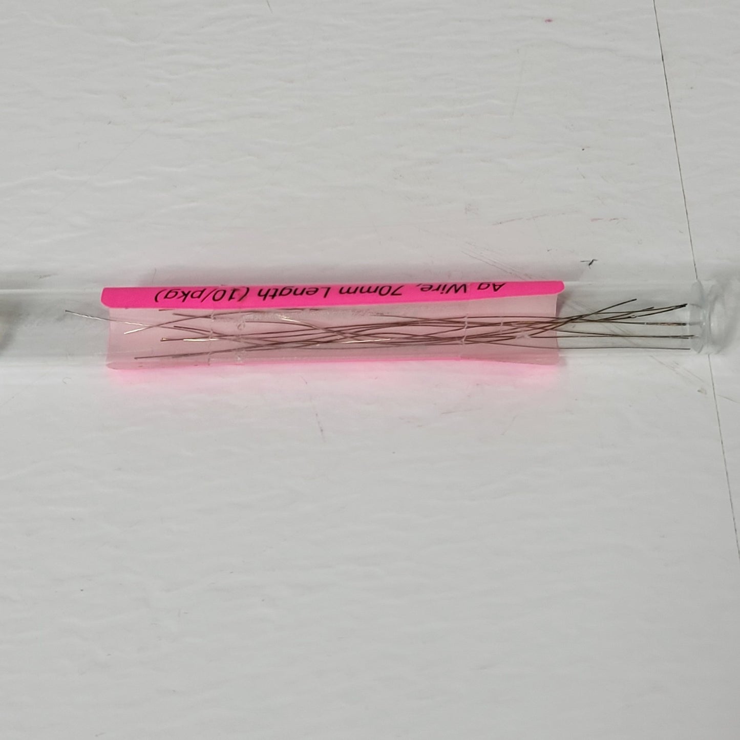 Warner 64-1282 AG25-10 Silver Electrode Wire 0.25mm x 70mm 10-Pack NOS