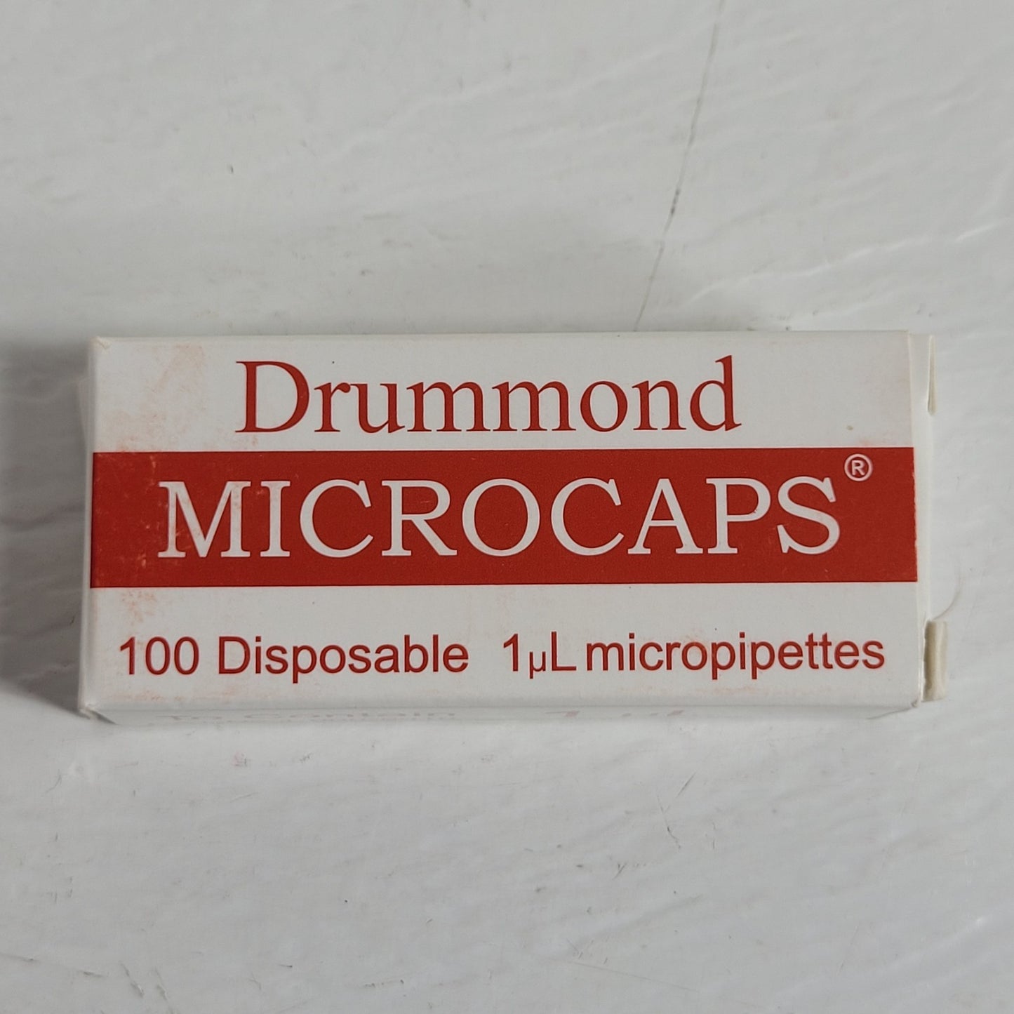 Drummond 1-000-0010 Microcaps 1µL Glass Micropipettes 100 + Bulb Dispenser