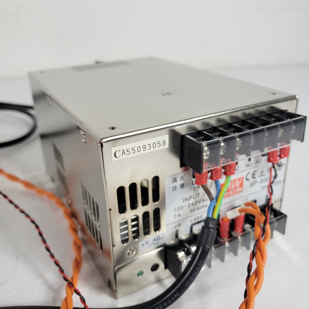 Mean Well SP-500-48 48V 10A 480W AC-DC Switching Power Supply Tested Working