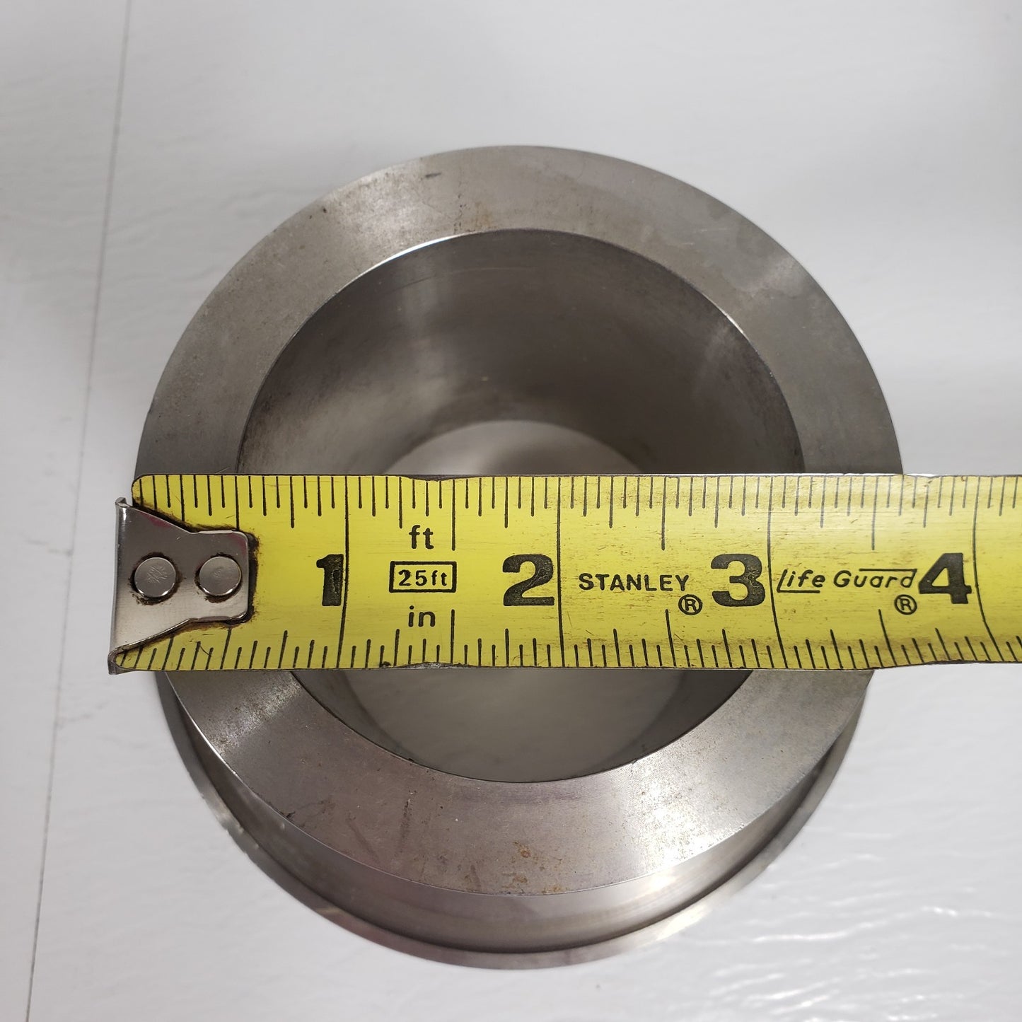 Adapter ISO-K 63 to ISO-K 100 Full Nipple Reducer w/ Side Port SS High Vacuum