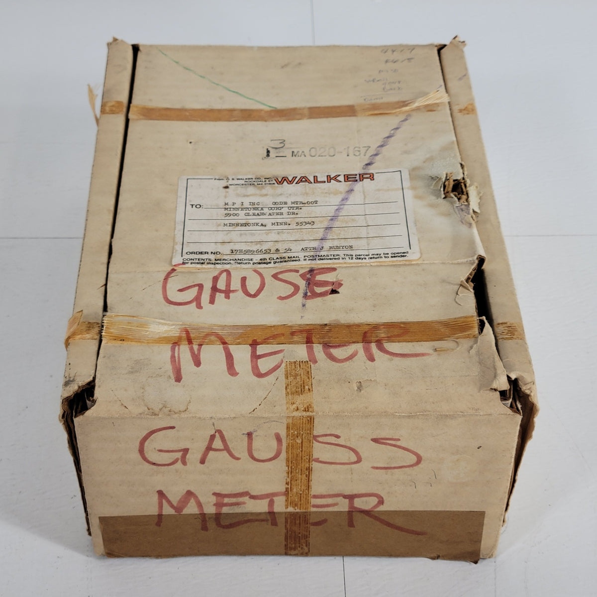 Walker MG-4D Gaussmeter Calibration Kit F062-200 F062-1K 16580 HP145F Probe