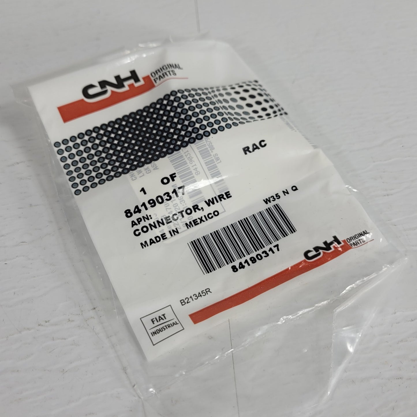 New Holland 84190317 Wire Connector Plug Housing 6-Way Case IH CNH OEM