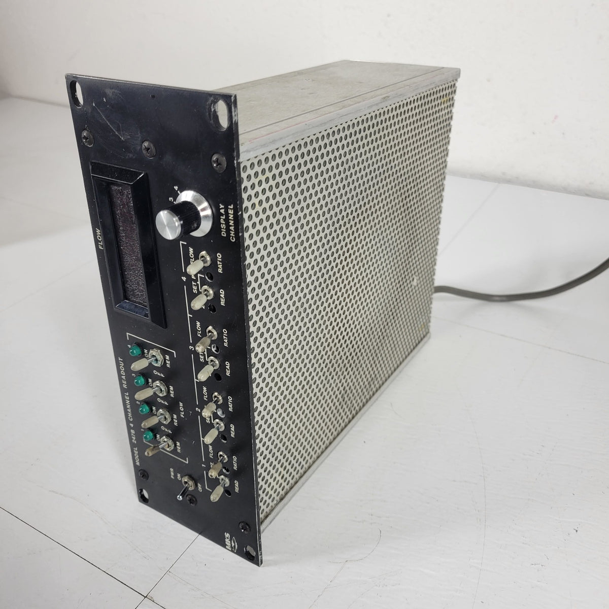 MKS Granville Phillips 247B 4-Channel Mass Flow Controller Power Supply Readout
