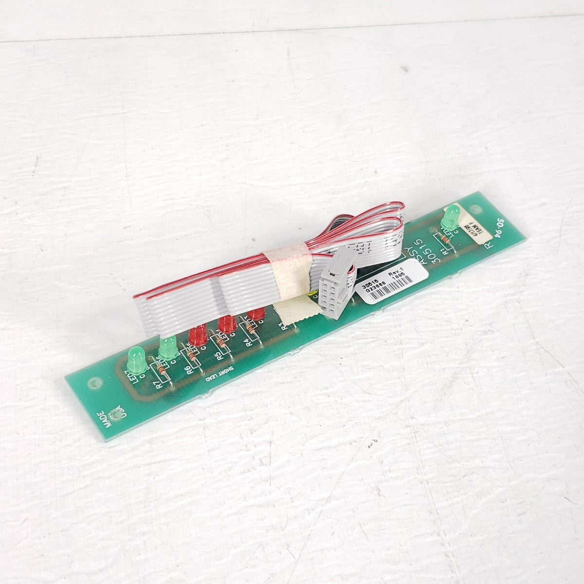 Zebra 30515M 30515 Rev 1 LED Status Display PCB Board w/ Cable Xi Series
