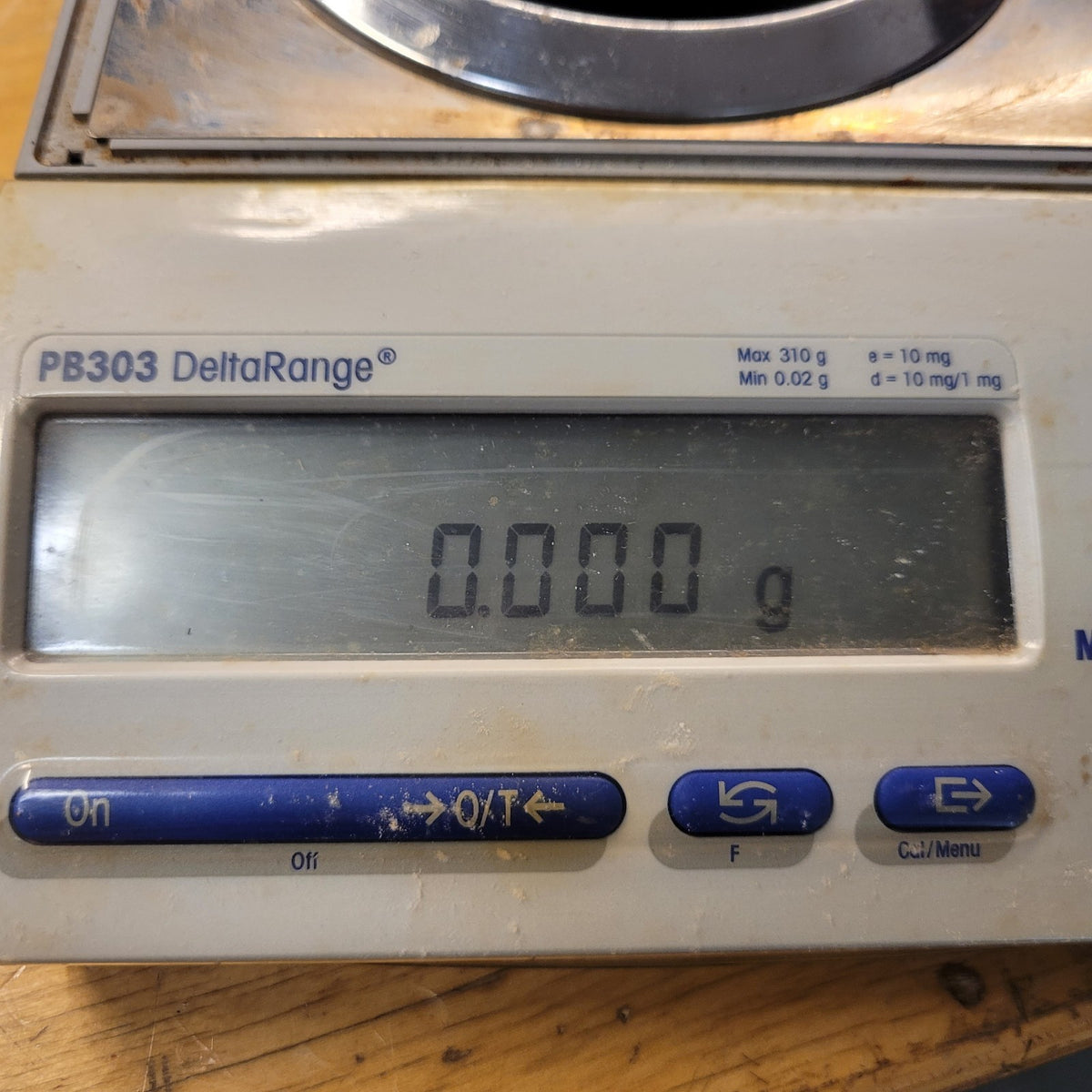 Tested Mettler Toledo PB303DR DeltaRange 310g 0.001g/0.01g Precision Balance