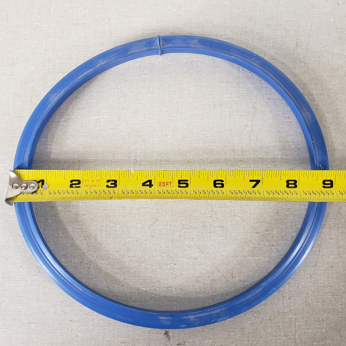Tuttnauer EZ9 Plus Autoclave Door Gasket Blue 9" Silicone GAS080-0310