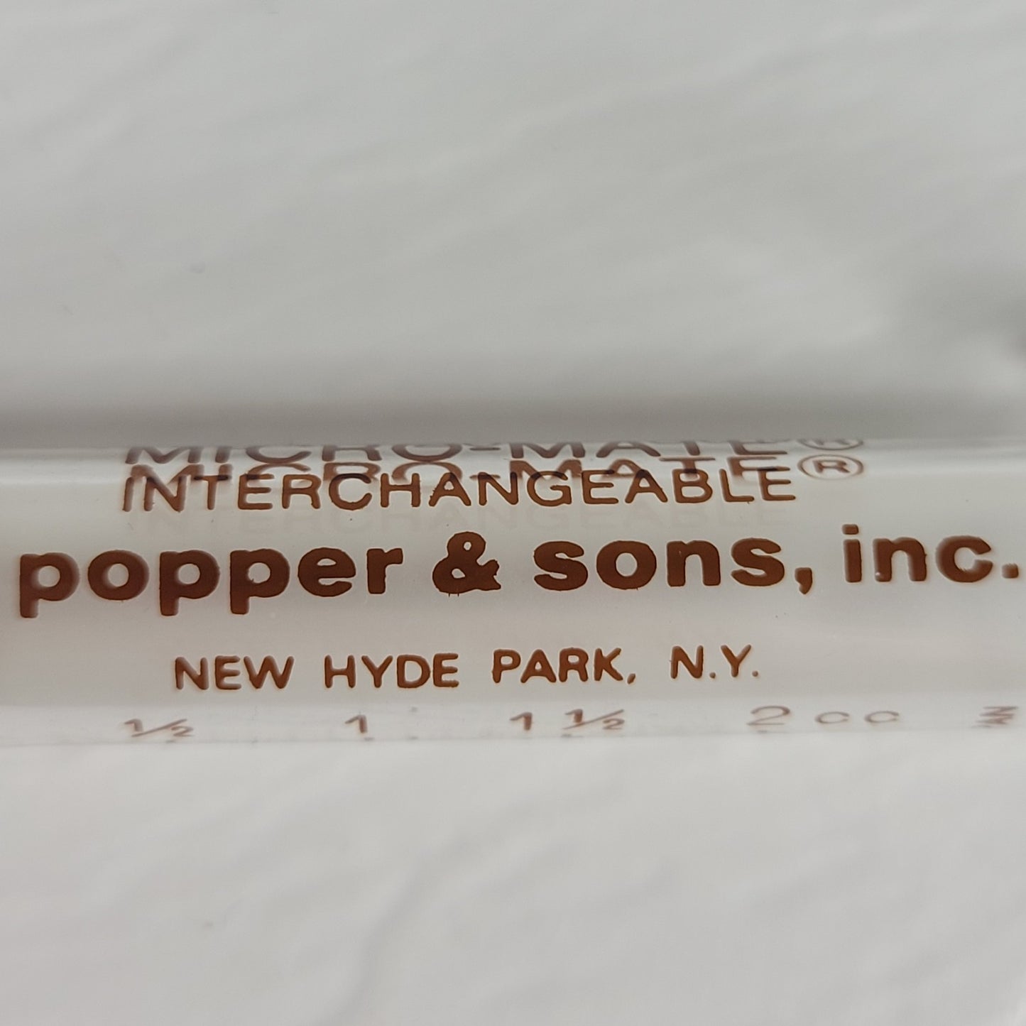 POPPER&SONS Micro-Mate Interchangeable 2cc/32m Glass Srng Luer Lock Tip