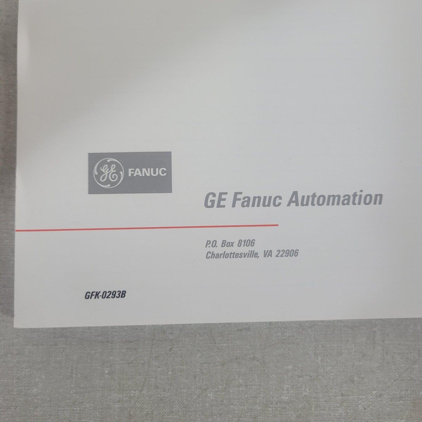 GE Fanuc GFK-0293B Series 90-30 PLC High Speed Counter User's Manual March 1993