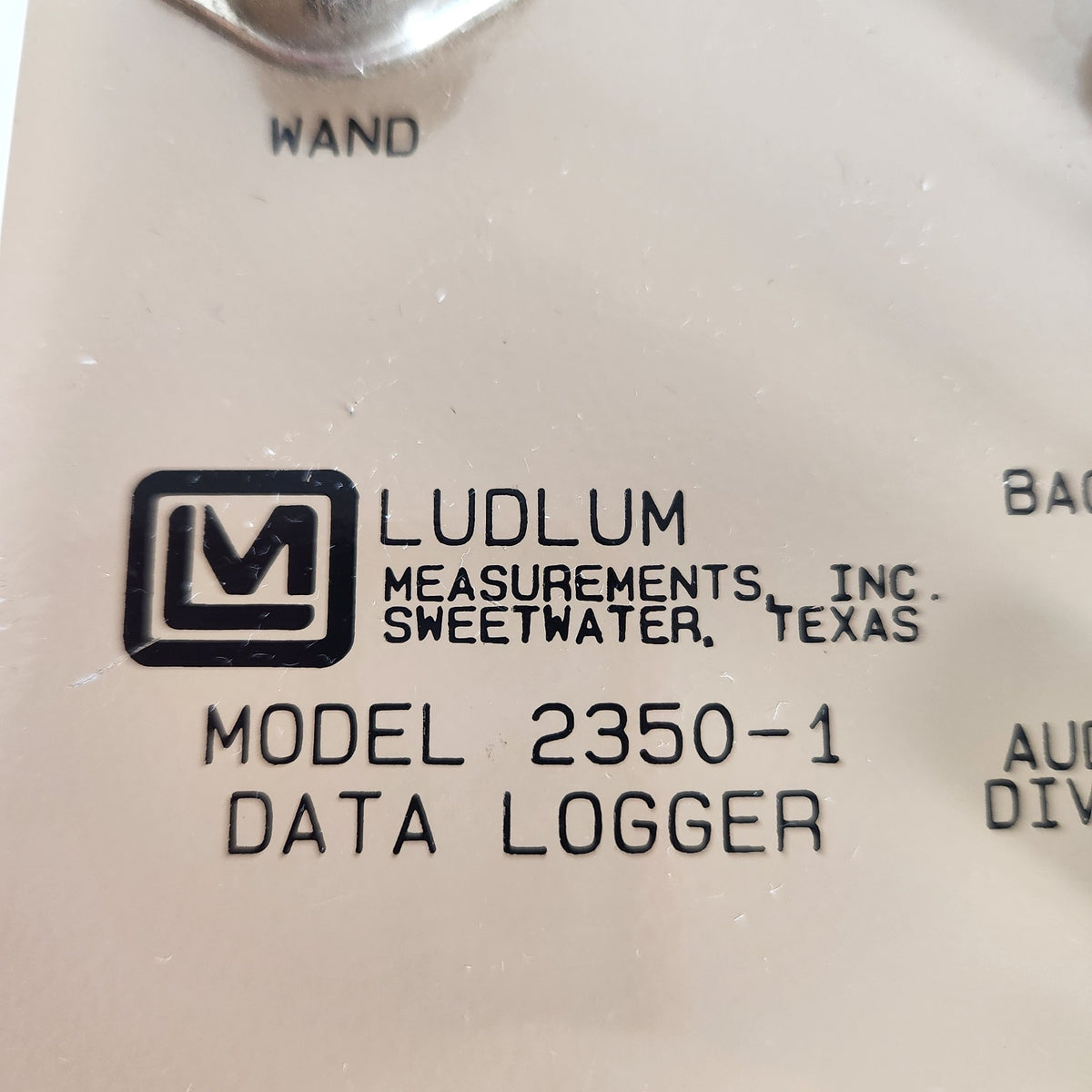 TESTED Ludlum 2350-1 Radiation Survey Meter Data Logger w/ 110205 Controller