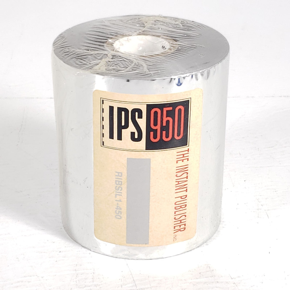 NOS IPS 950 Instant Publisher RIBSIL1-450 Silver Thermal Transfer Ribbon