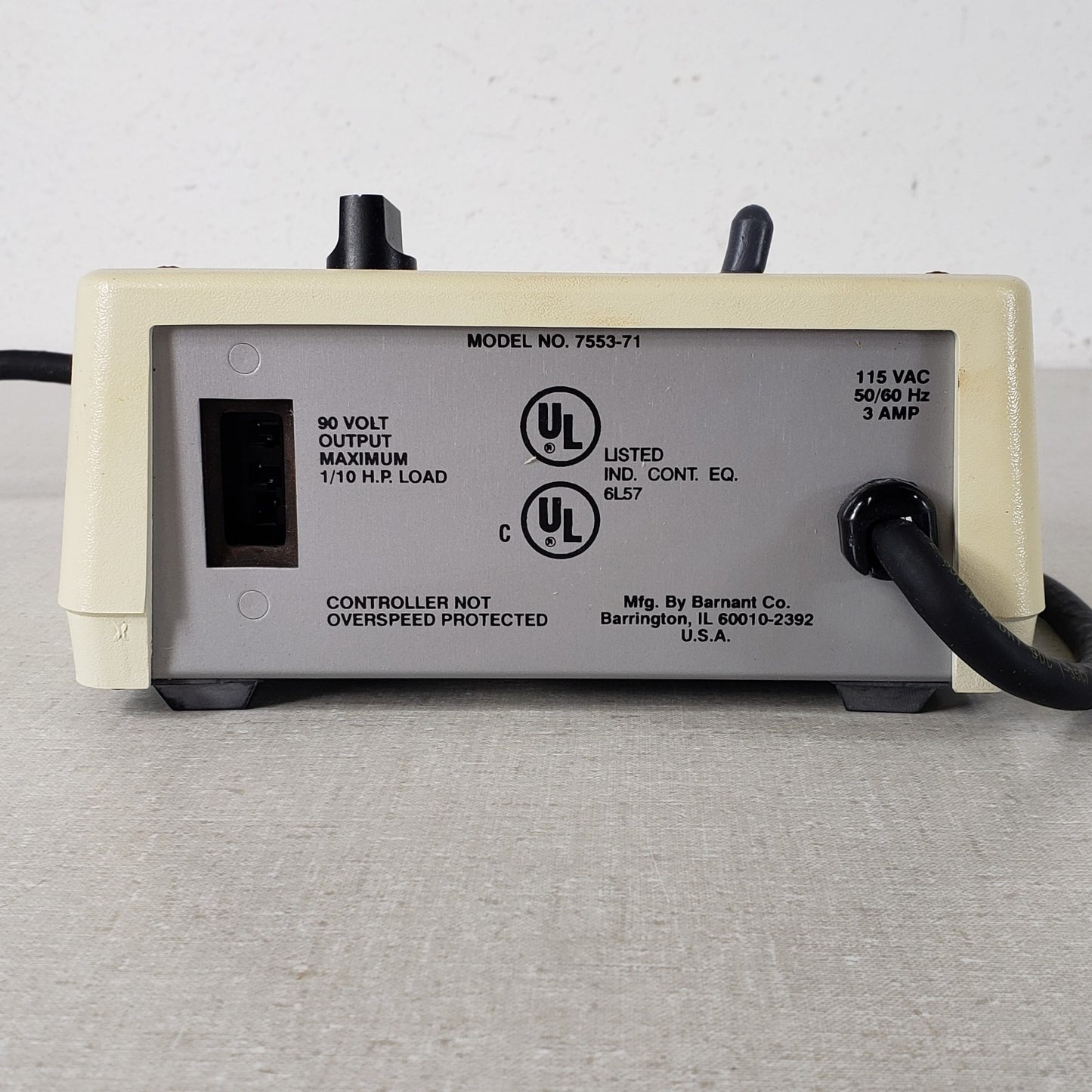 Cole-Parmer Masterflex 7553-71 Peristaltic Pump Forward/Reverse Speed Controller