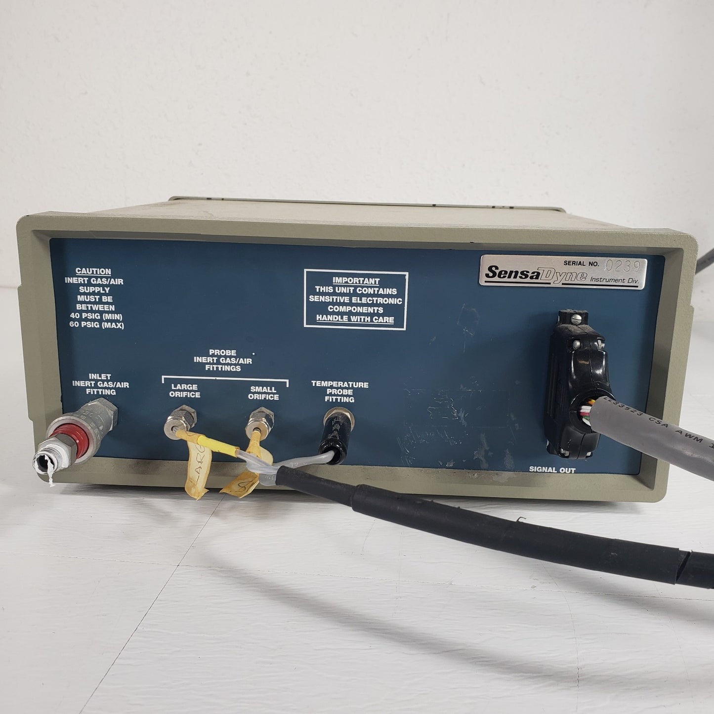 SensaDyne QC6000 Dynamic Surface Tensiometer w/ Probe Stand & Manuals