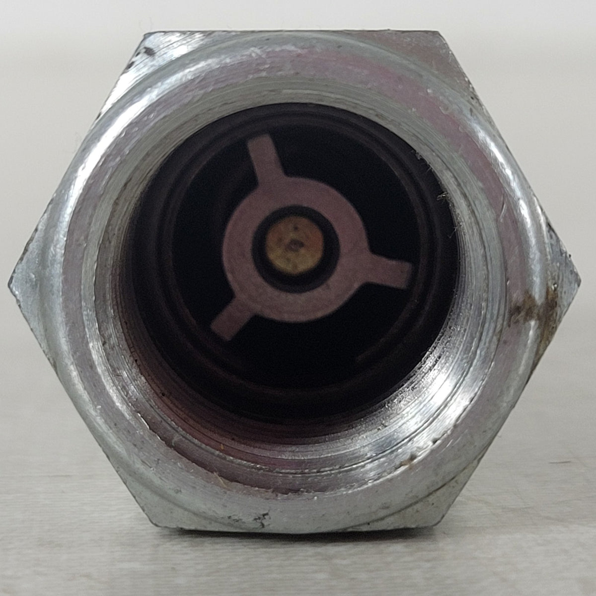 BRUNING 1/2" Female Hydraulic Quick Coupler Body Vintage Industrial