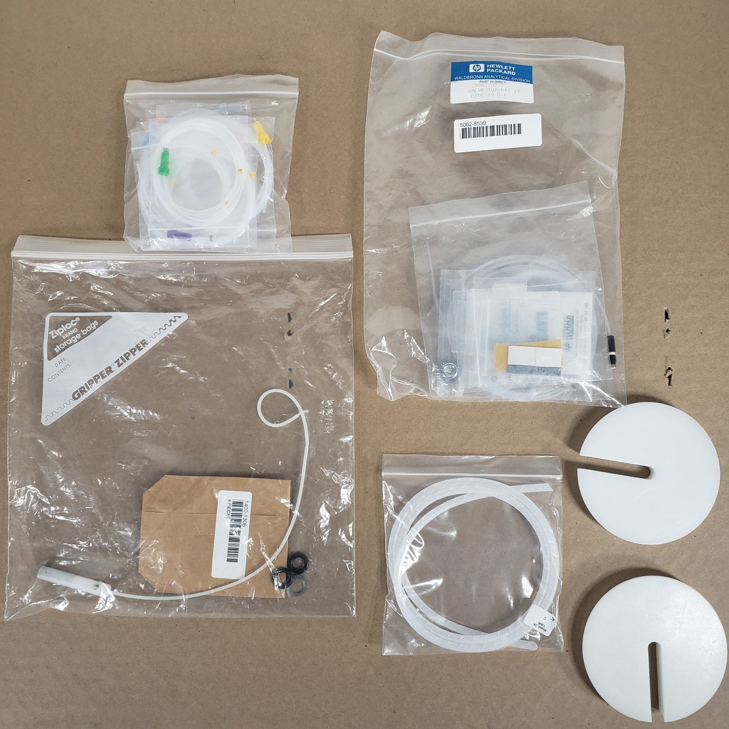 HP Agilent 5062-8539 Valve Tubing Kit II 8453 UV Dissolution HPLC with Many Part