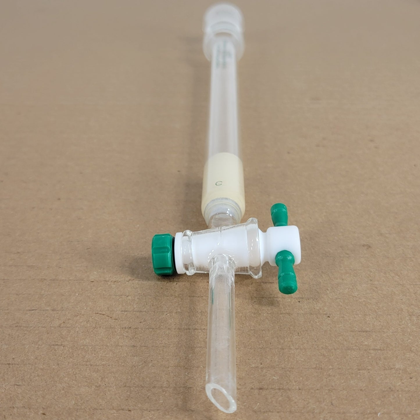Chemglass CG-1189-01 Chromatography Column w/ Coarse Frit CN 24/40 1/2" ID